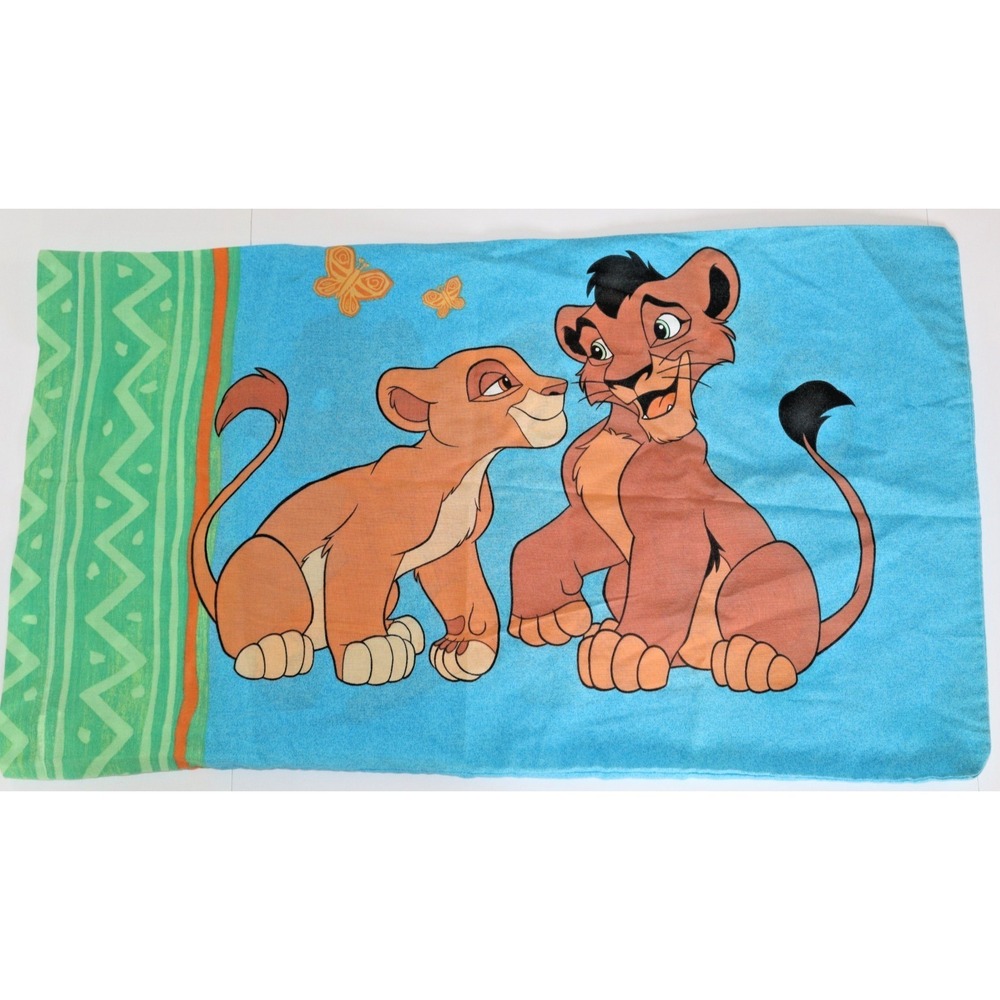 Disney LION KING 2 Double Sided Standard Pillowcase Kiara Kovu Vintage USA